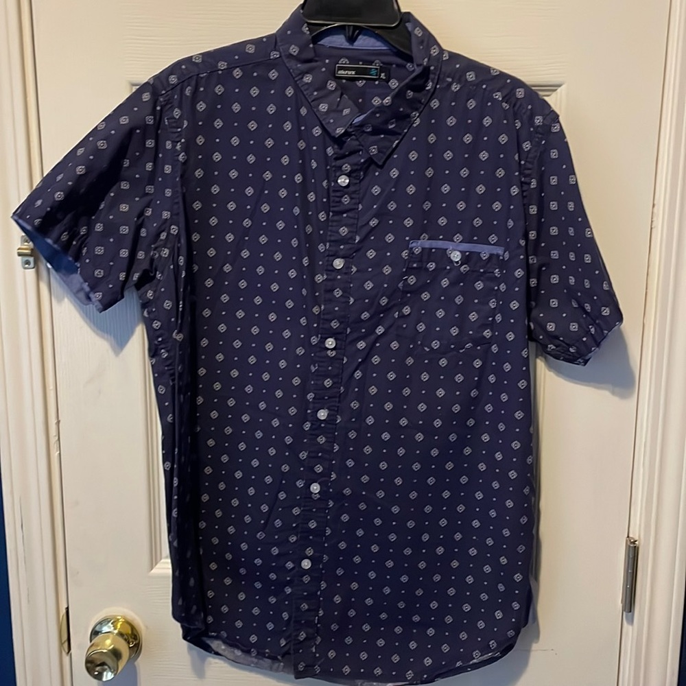 Akrux Blue Button-Down Shirt